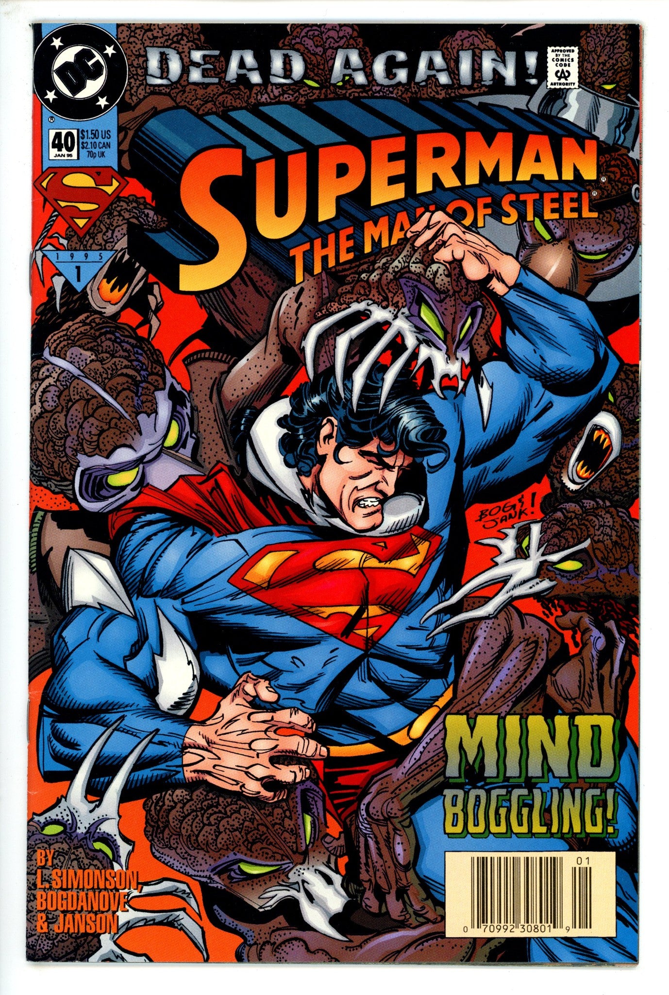 Superman: The Man of Steel 40 Newsstand