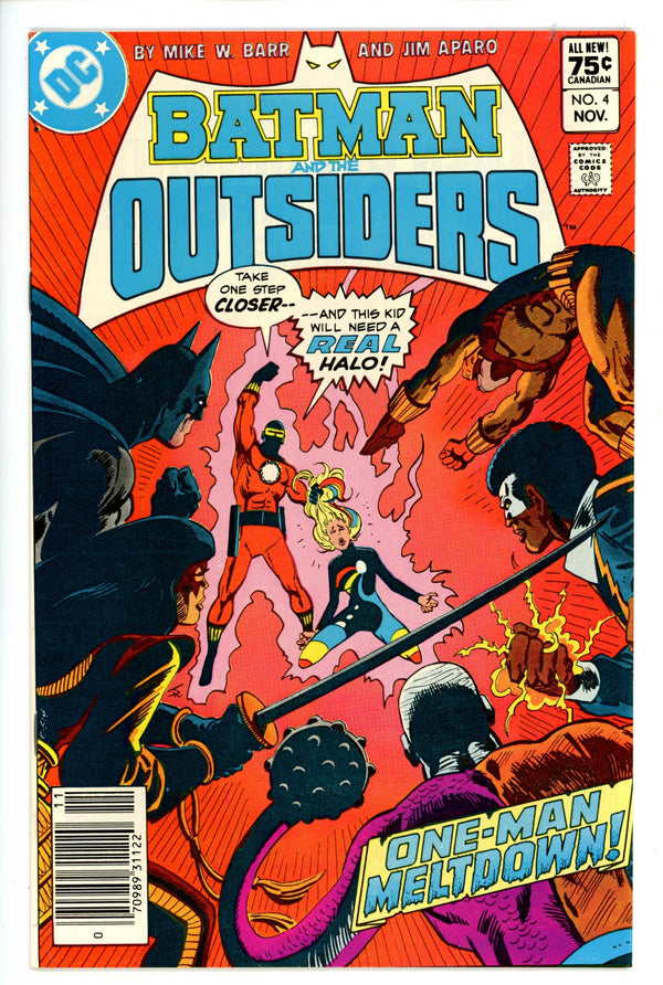 Batman and the Outsiders Vol 1 4 Canadian NM-