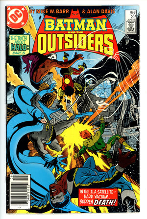 Batman and the Outsiders Vol 1 22 Canadian VF/NM