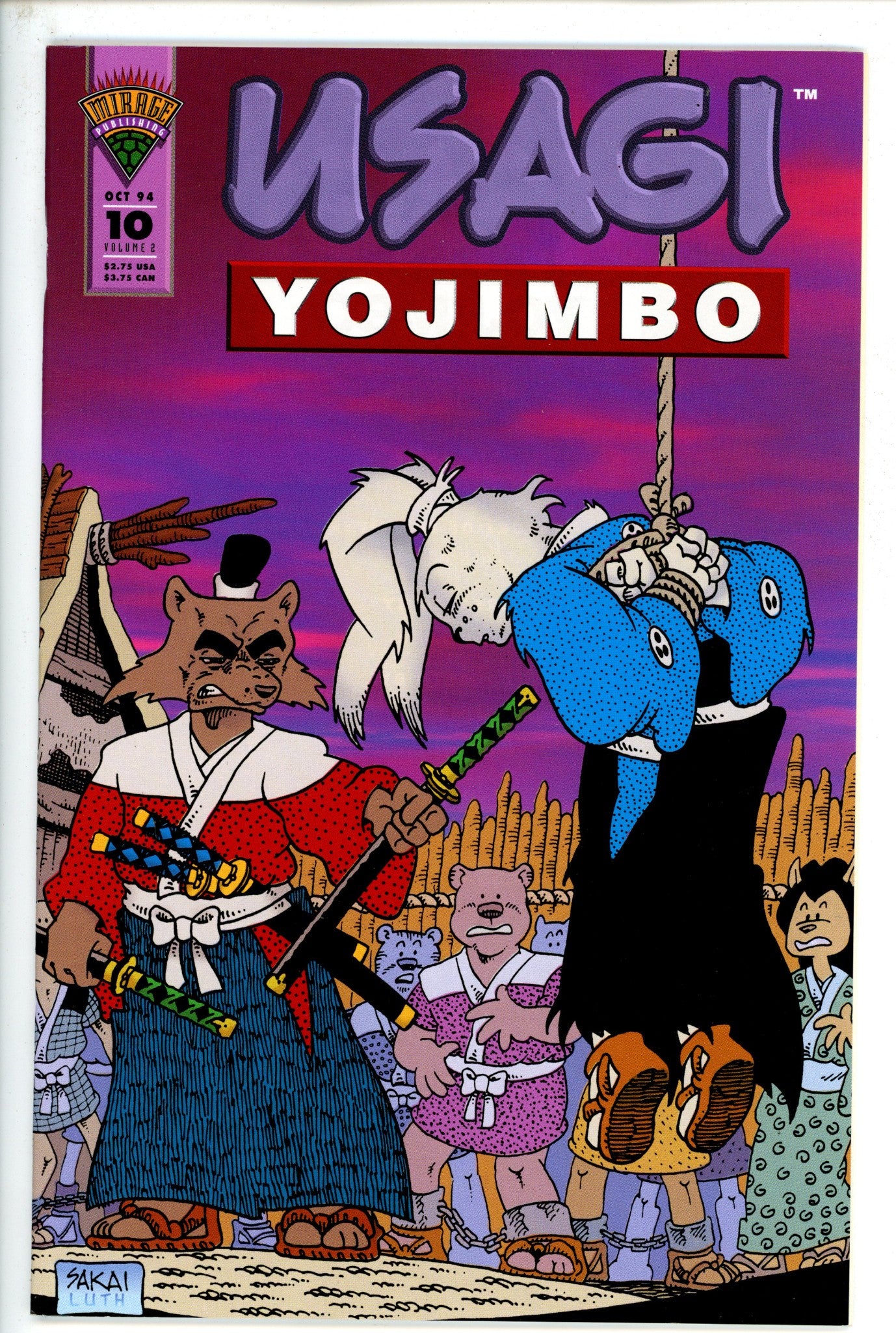 Usagi Yojimbo Vol 2 10 NM-Mirage-CaptCan Comics Inc
