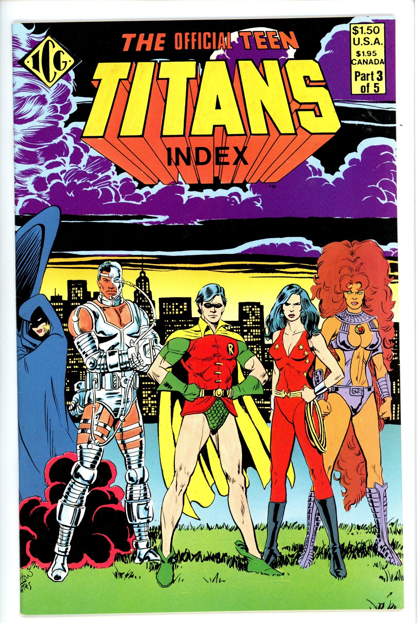 Official Teen Titans Index 3-DC-CaptCan Comics Inc