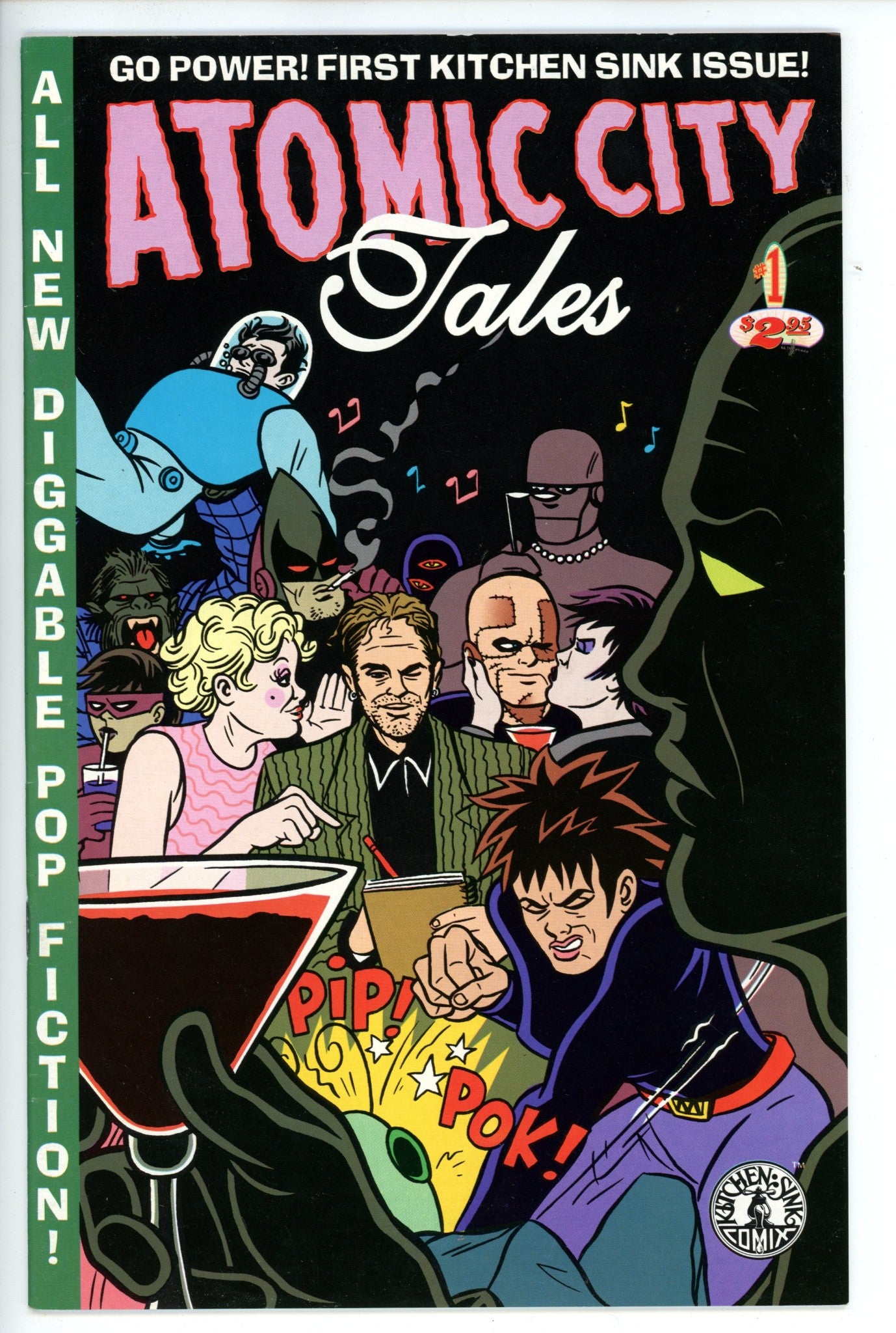 Atomic City Tales Vol 2 1-Kitchen Sink Press-CaptCan Comics Inc