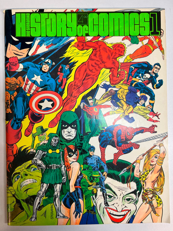 Steranko's The History of Comics 1 With Sticker FN (1970)