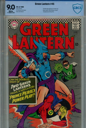 Green Lantern Vol 2 45 CBCS 9.0 (1966)