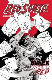 Red Sonja Black White Red 6 Lau Variant (2022)