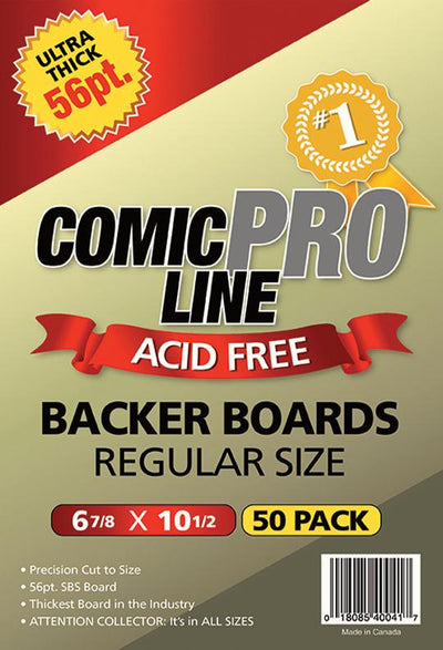 Comic Pro Line Regular 6 7/8" Board 56pt x 50