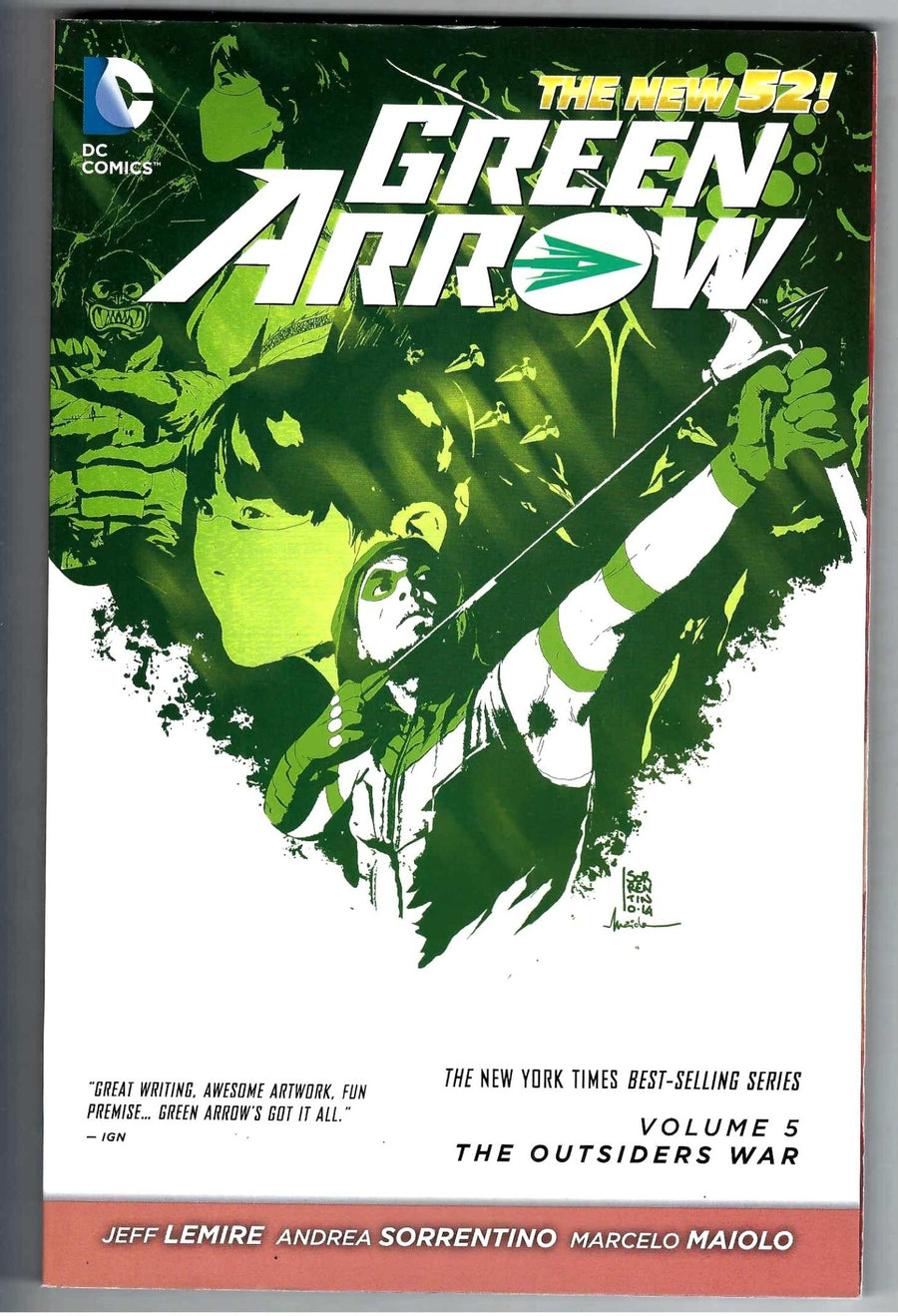 Green Arrow Vol 5 Outsiders War