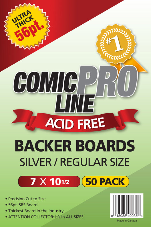 Comic Pro Line Regular / Silver Board 7" 56pt x 50